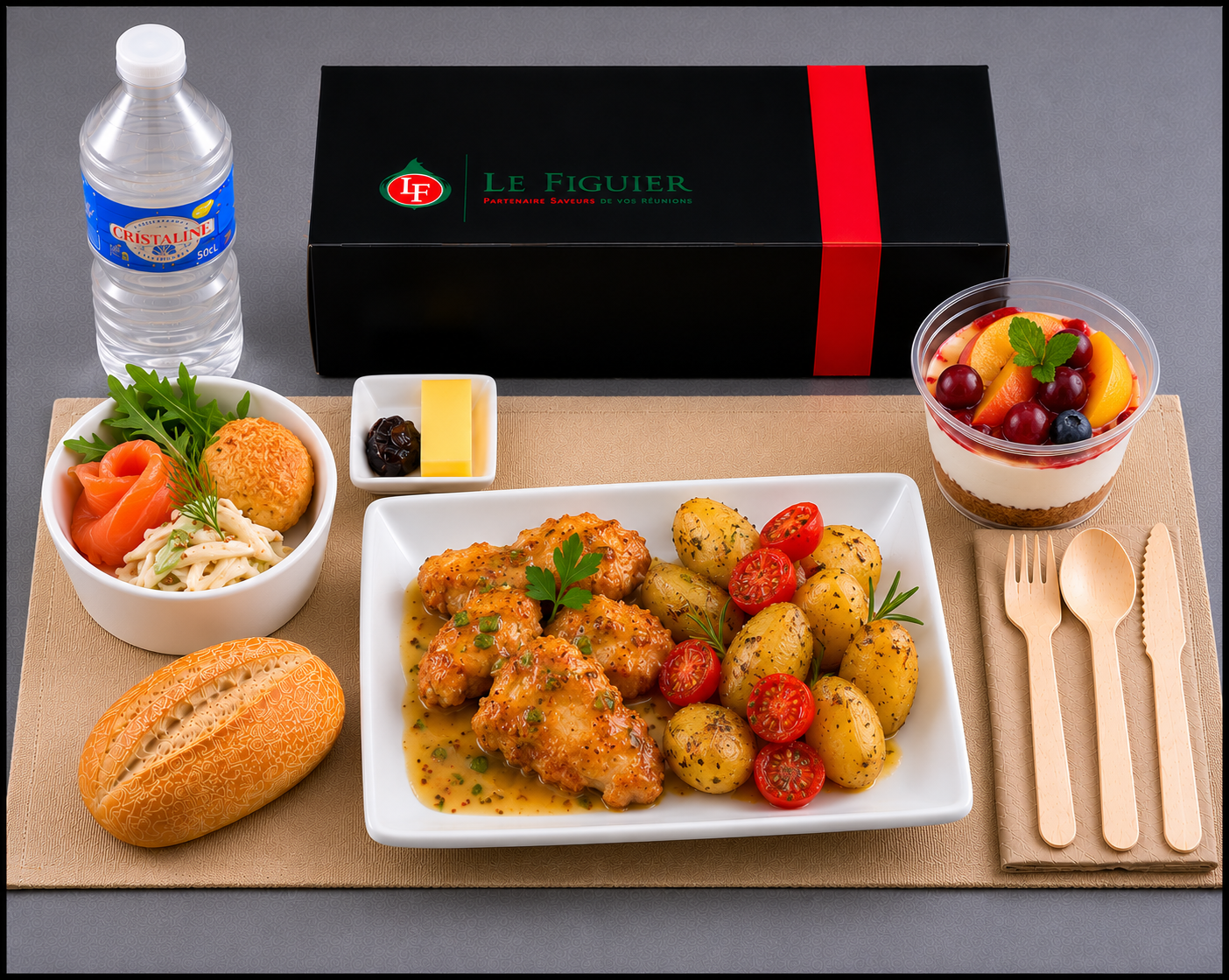 Plateaux Repas Decouvertes PEPITES DE POULET Modele 2